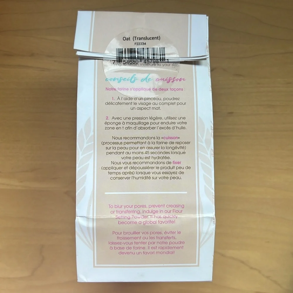 NEW Beauty Bakerie OAT translucent setting powder 14oz